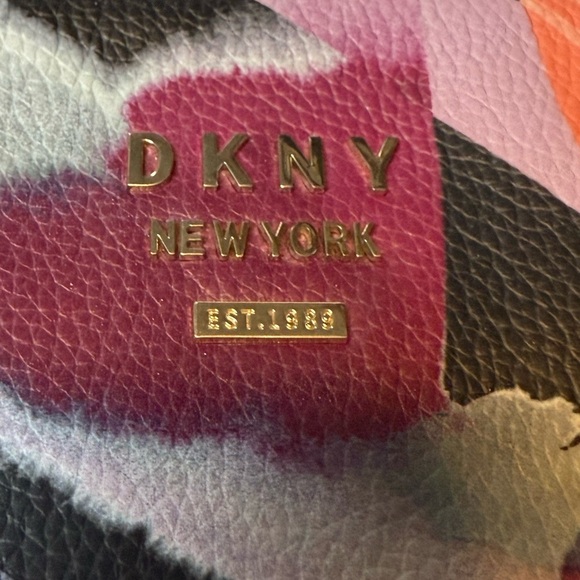 DNKY Pink and Black Artistic Tote Bag with Abstract Design, Artsy, Art 2 Wear - Picture 2 of 13